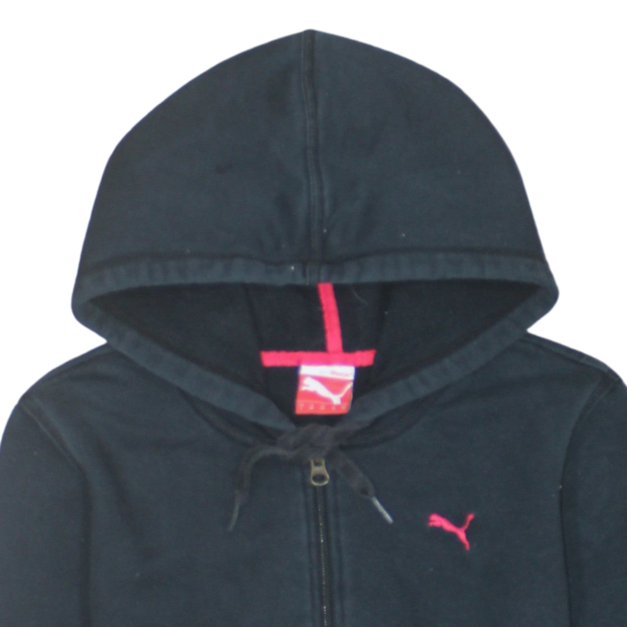 Womens UK Size 14 PUMA Black Full Zip Hoodie