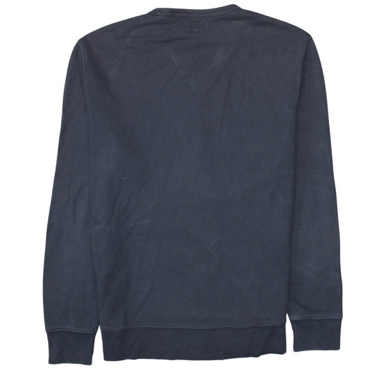 Mens UK Size L Levi's Blue Pullover Sweatshirt