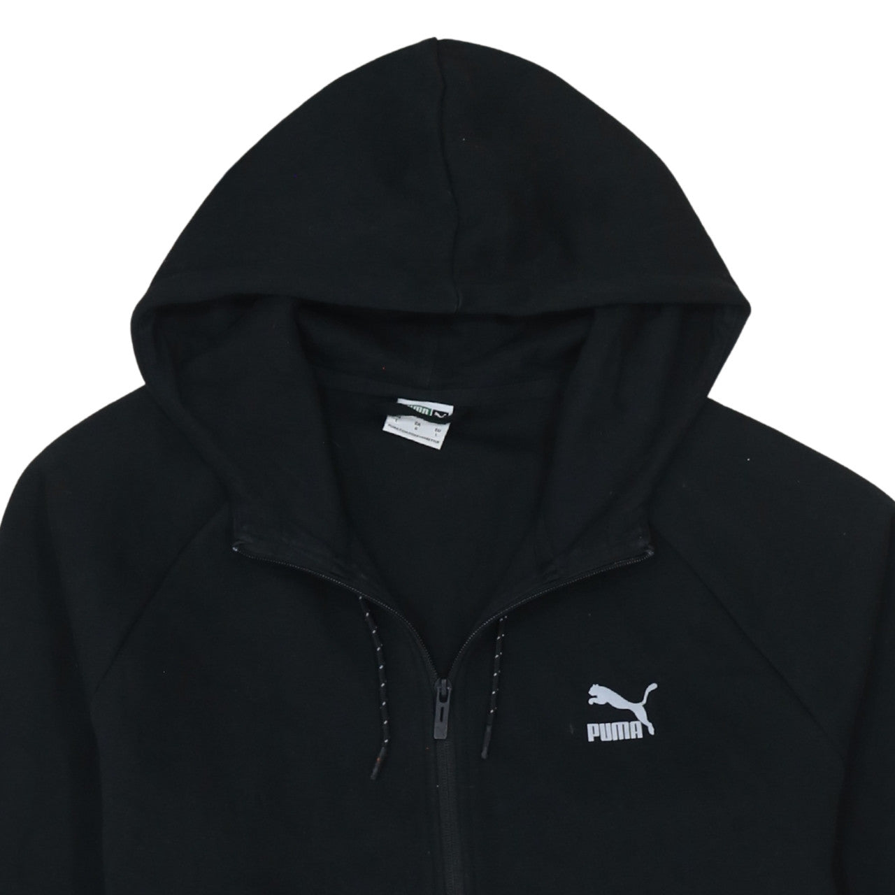 Mens UK Size L PUMA Black Full Zip Hoodie