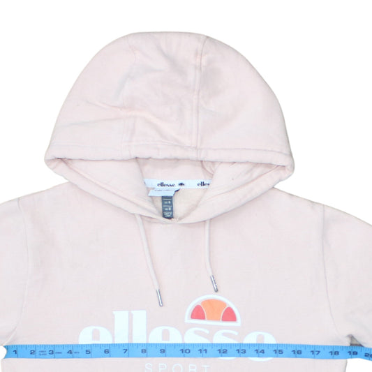 Womens UK Size 8 ellesse Pink Pullover Hoodie