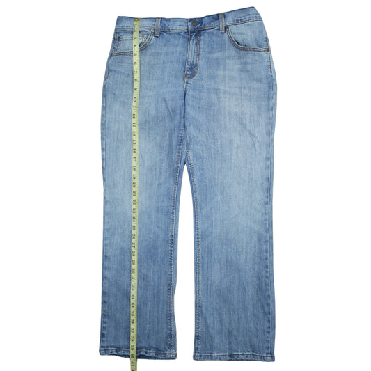 Mens UK Size L Wrangler Regular Fit Straight Jeans