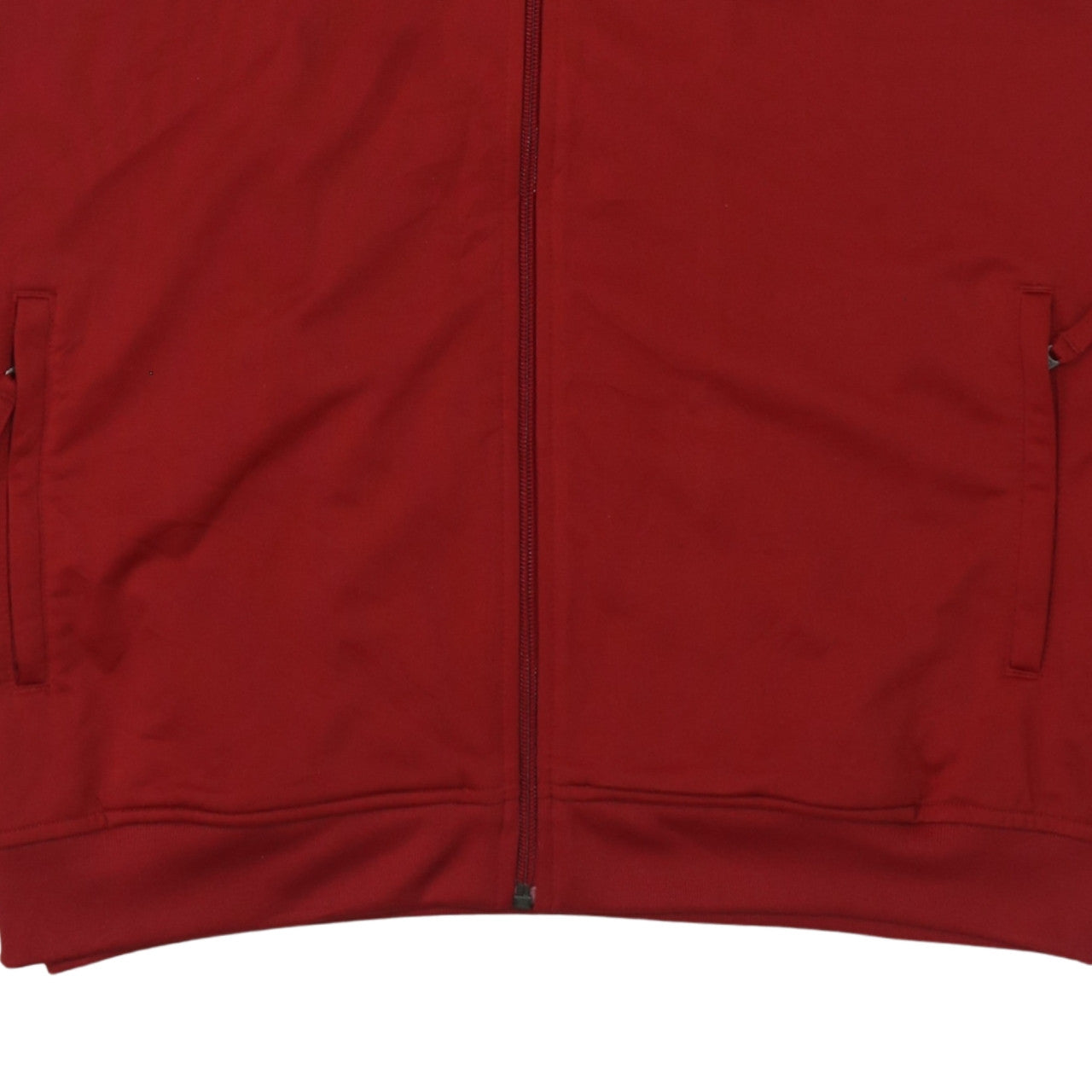Mens UK Size L Nike Red Full Zip Sweatshirt
