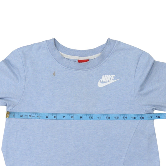 Womens UK Size XS Nike Blue Basic T-Shirt