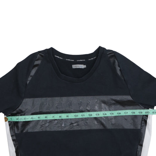 Calvin Klein Jeans Womens Black L Pullover Sweatshirt