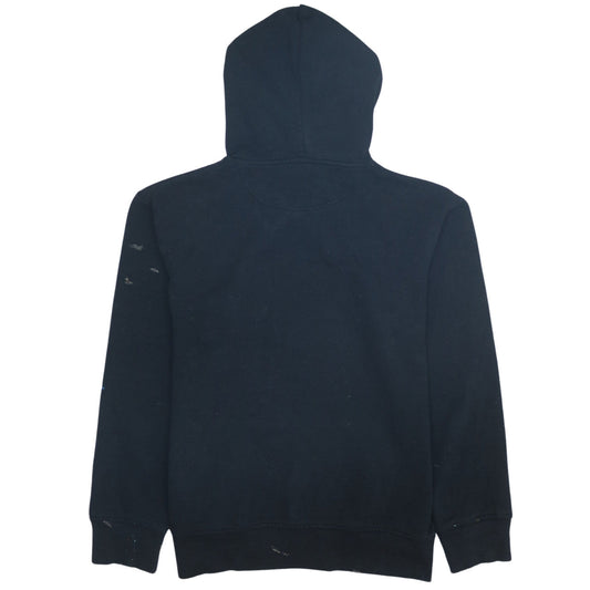 Mens UK Size S Kappa Black Pullover Hoodie