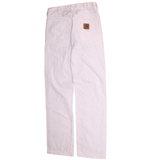 Mens UK Size 28 Carhartt Regular Fit Straight Jeans