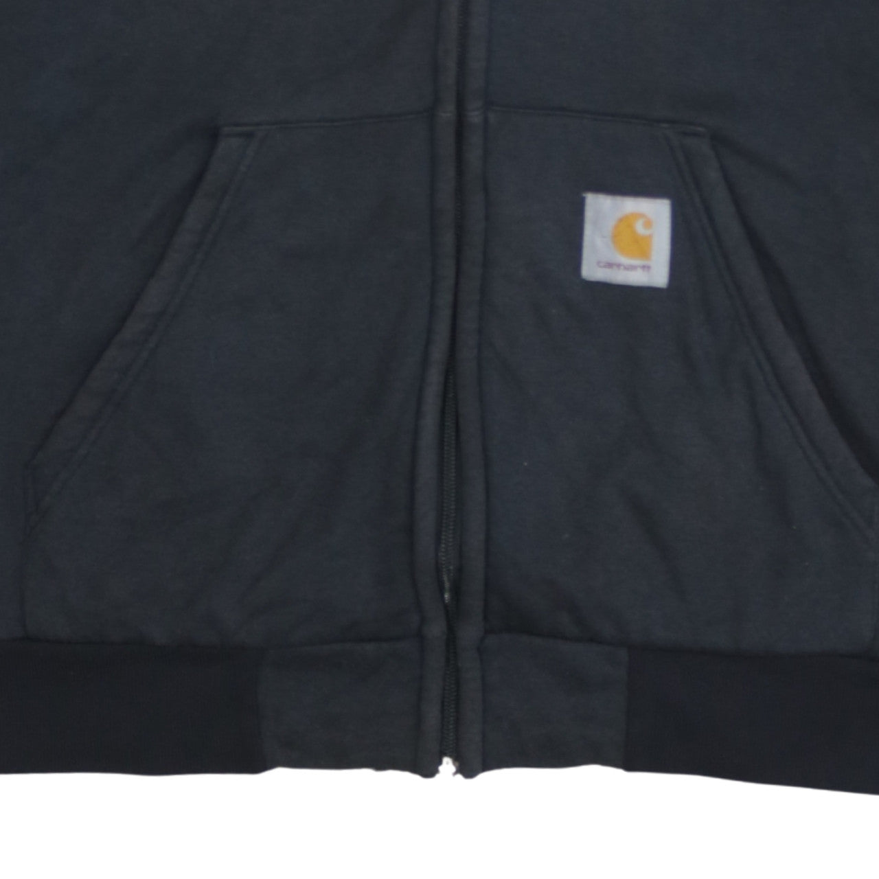 Carhartt Men's Black Full Zip Hooded Thermal Lined Hoodie XL