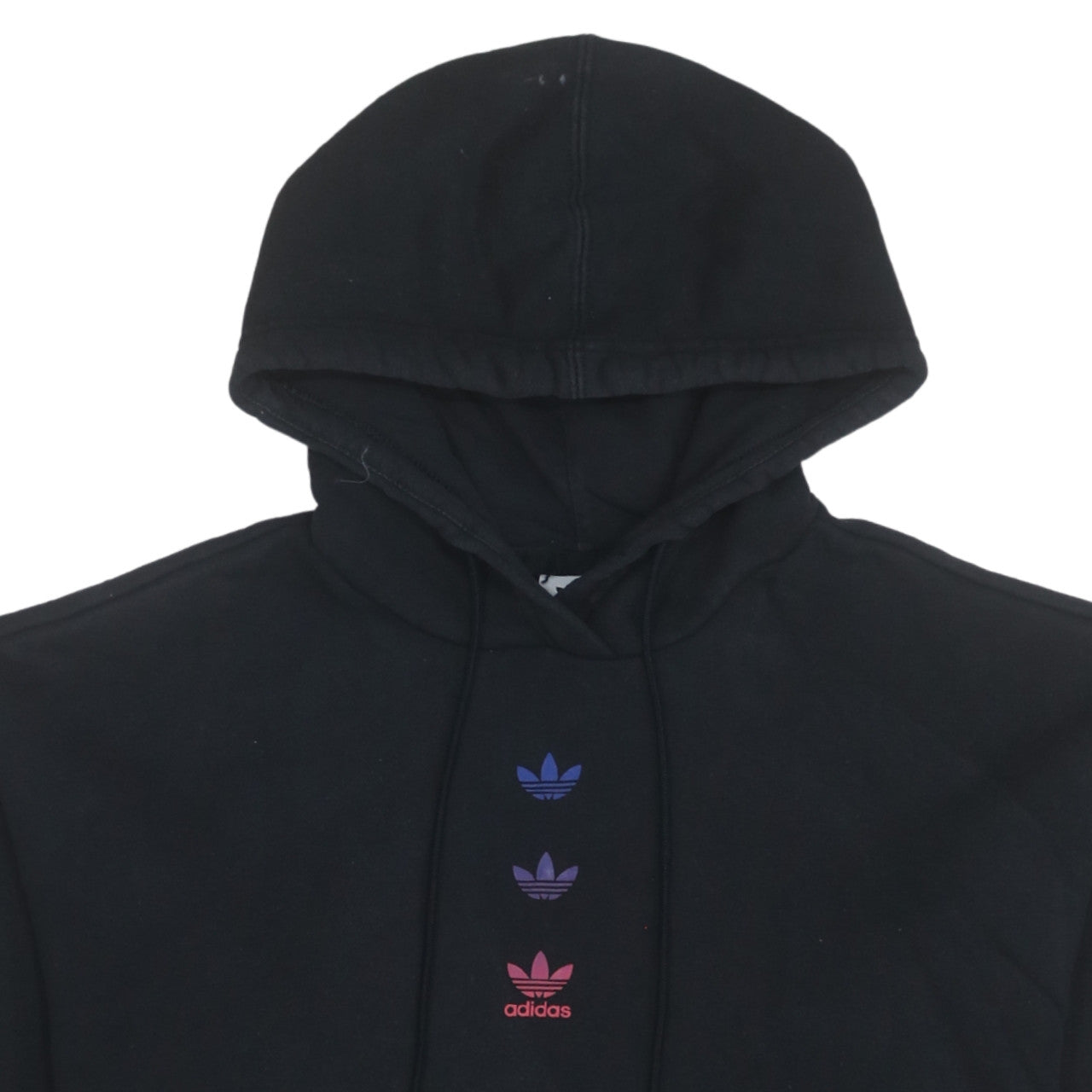 Womens UK Size 8 adidas Black Pullover Hoodie