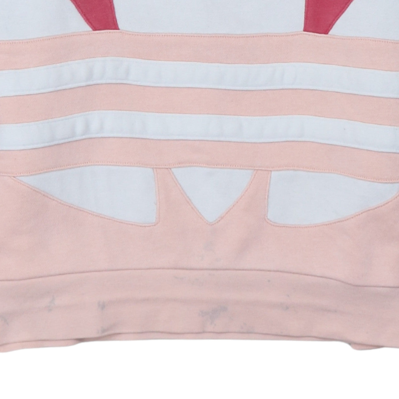 Additional view of Adidas girls’ pink colourblock logo pullover hoodie, size 13-14, years