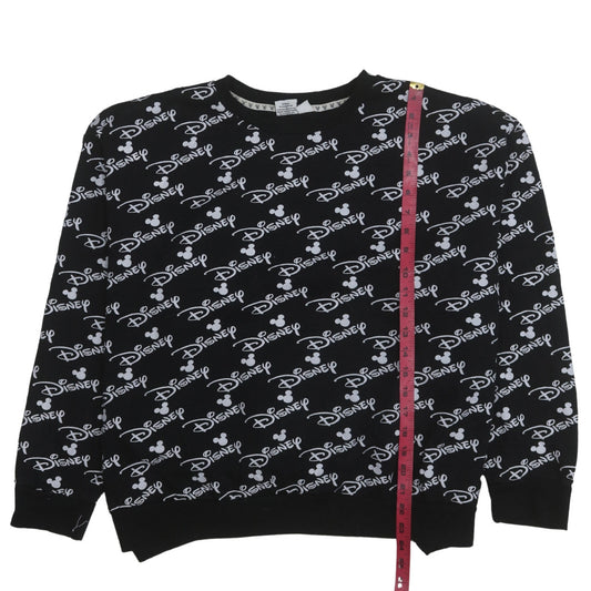 Womens UK Size M Disney Black Pullover Sweatshirt