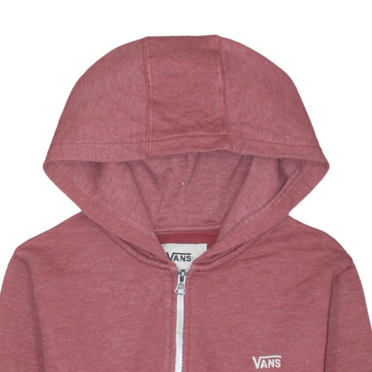 Boys UK Size M VANS Red Full Zip Hoodie