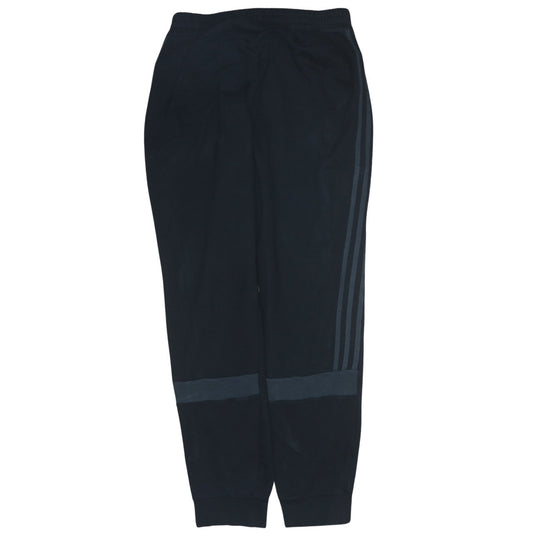 Mens UK Size M adidas Regular Fit Jogger Black Trousers