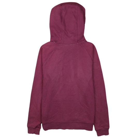 Womens UK Size M The North Face Purple Pullover Hoodie