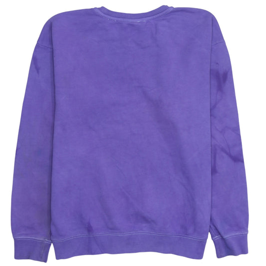Womens UK Size M Champion Purple Pullover Sweatshirt
