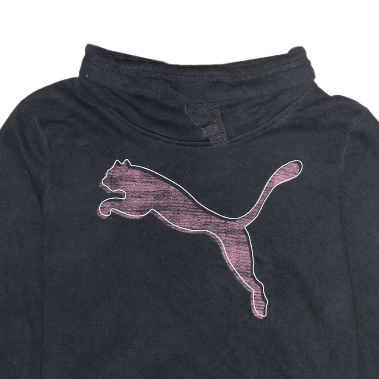 Womens UK Size 12 PUMA Black Pullover Sweatshirt