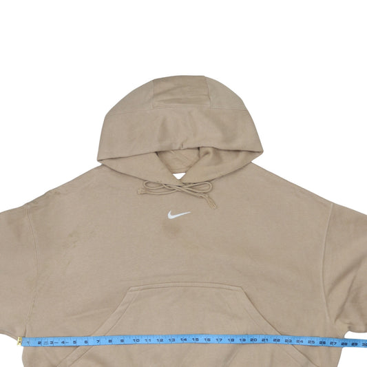 Womens UK Size S Nike Beige Pullover Hoodie