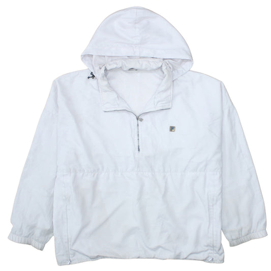 Womens UK Size 14 FILA White Anorak Coat