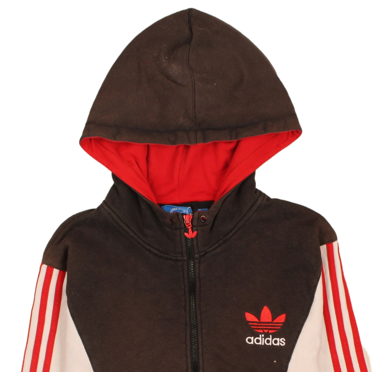 Mens UK Size M adidas Multicoloured Full Zip Hoodie