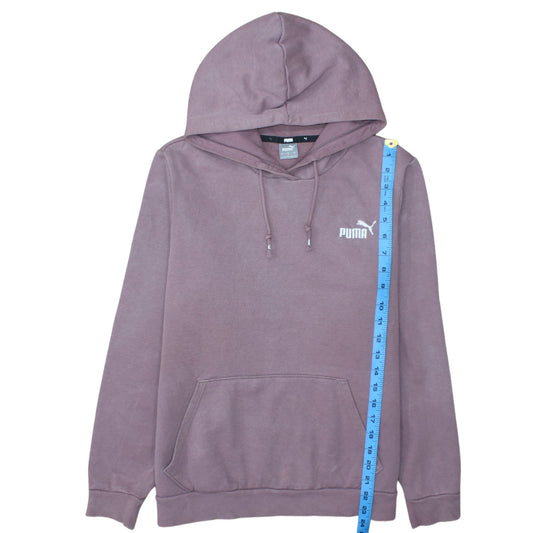 Womens UK Size L PUMA Purple Pullover Hoodie