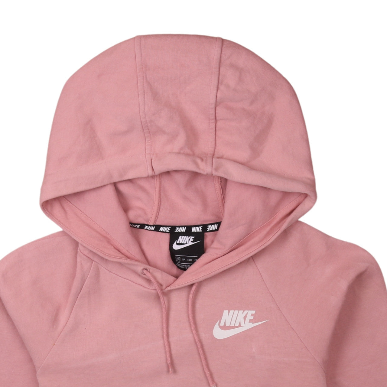 Womens UK Size XS Nike Pink Pullover Hoodie