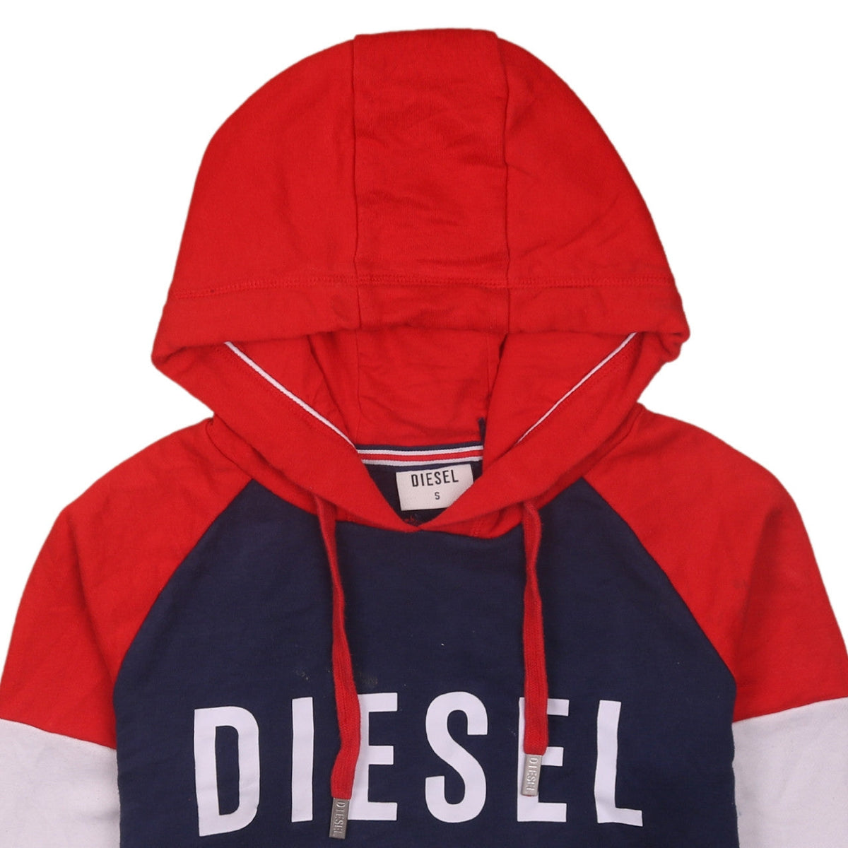 Mens UK Size S Diesel Multicoloured Pullover Hoodie
