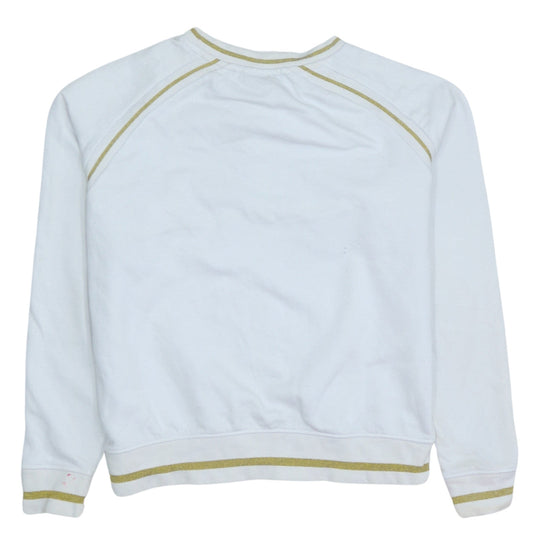 Womens UK Size S FILA White Pullover Sweatshirt