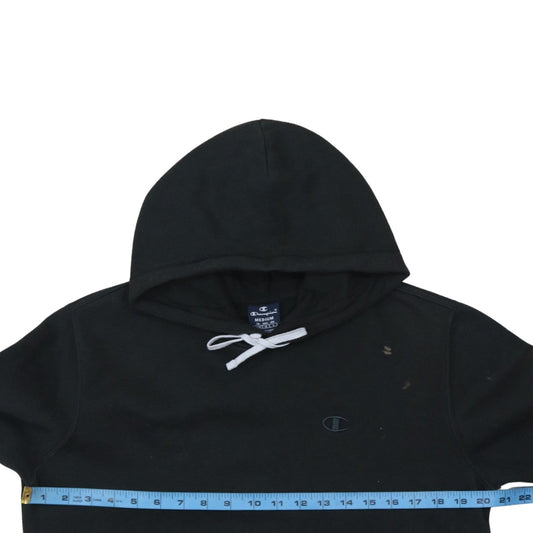 Mens UK Size M Champion Black Pullover Hoodie