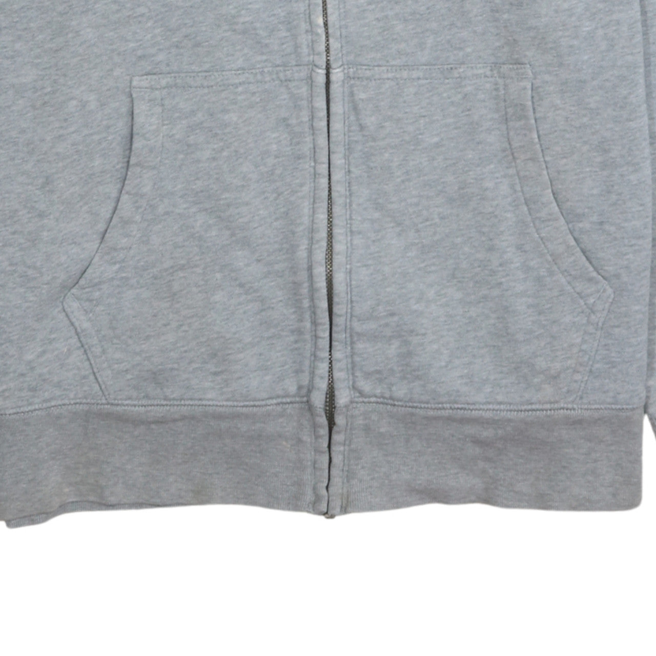 Mens UK Size L Gap Grey Full Zip Hoodie