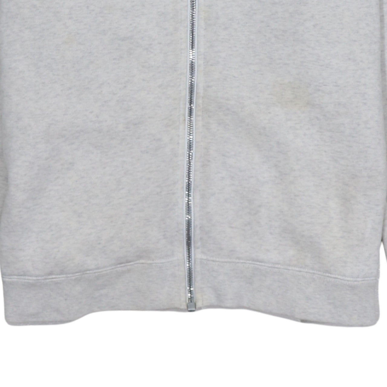 Mens UK Size L Nike Grey Full Zip Hoodie