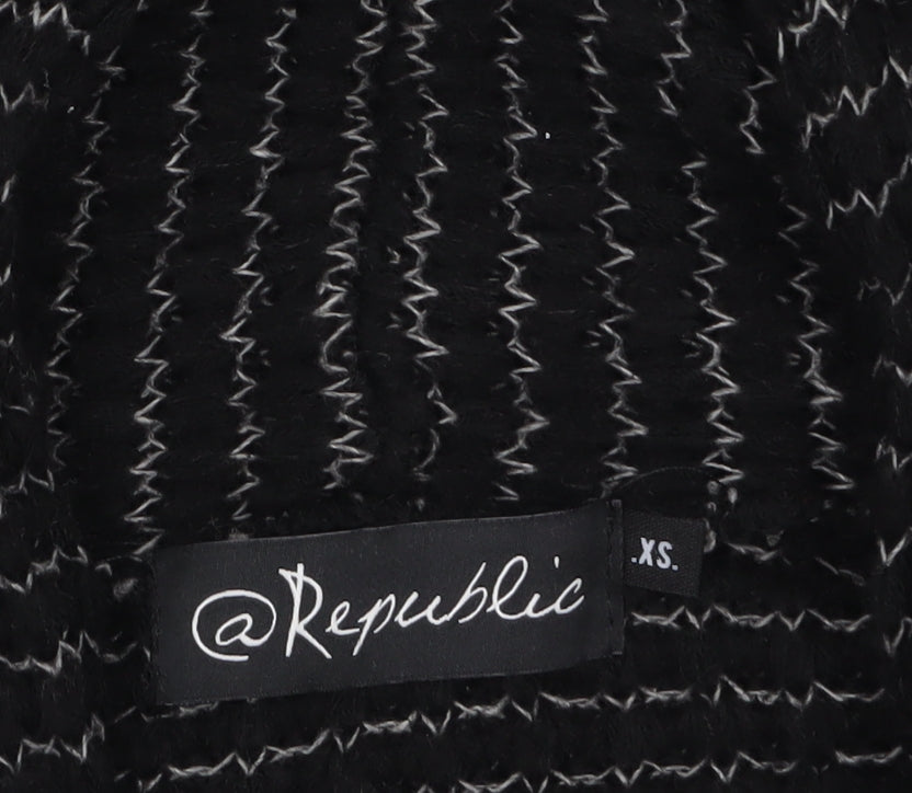 Womens UK Size XS @Republic Black Cardigan Jumper