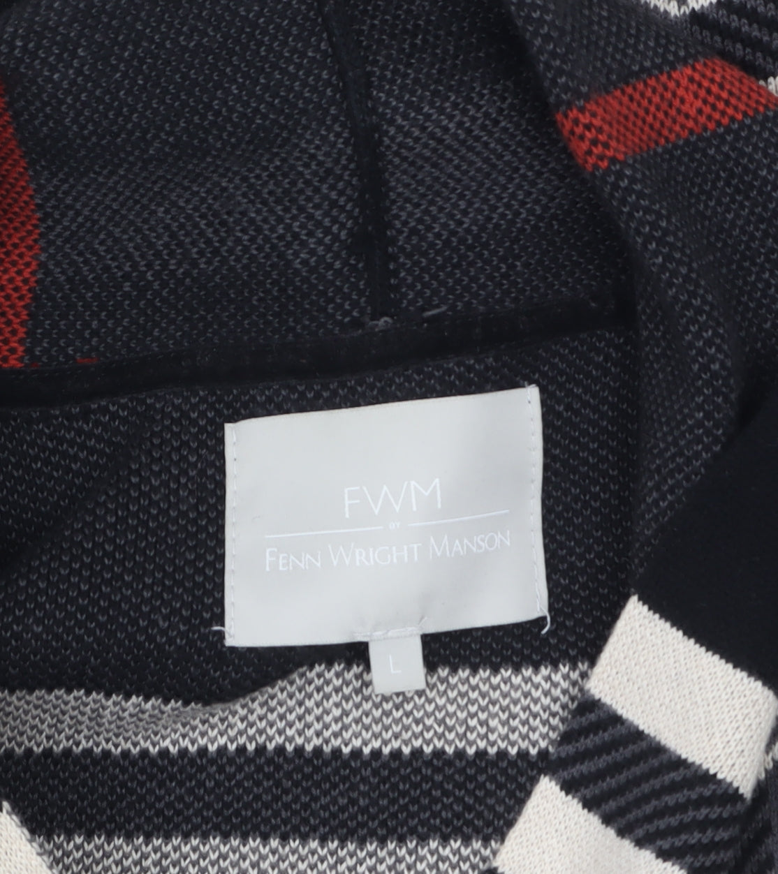 Womens UK Size L Fenn Wright Manson Black Cardigan Jumper