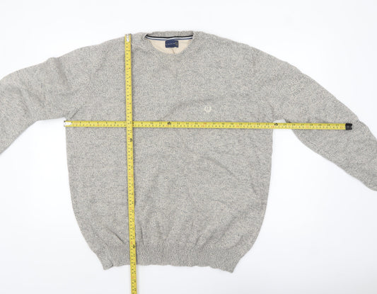 Mens UK Size XL Lincoln Grey Pullover Jumper