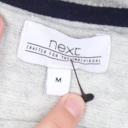 Mens UK Size M NEXT Grey Pullover Sweatshirt
