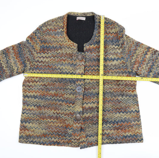 Womens UK Size XL Marks and Spencer Regular Multicoloured Blazer