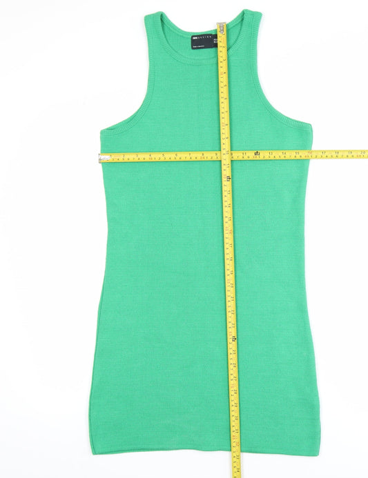 ASOS DESIGN Women’s Green Knit Tank Dress Size 14