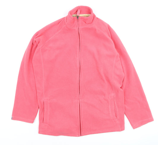 Womens UK Size XL Country Rose Pink Walking Hiking Gym & Training Jacket