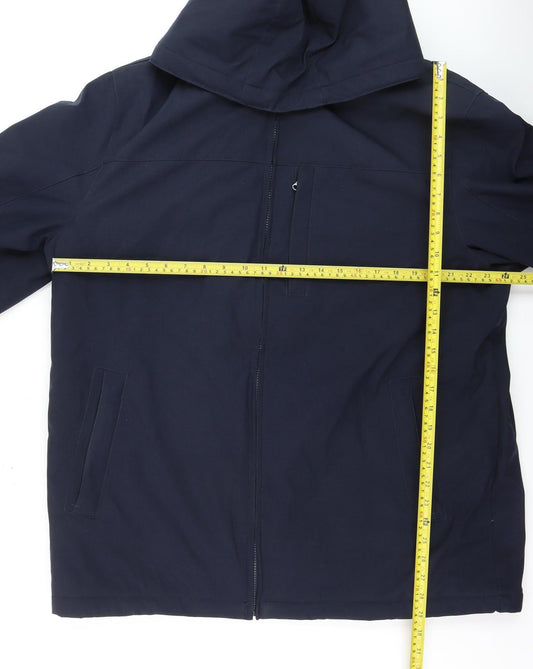 Mens UK Size XL Weatherproof Blue Parka Coat