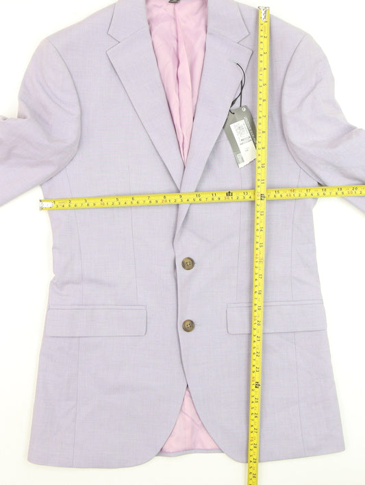 Men’s Purple 36 Regular Blazer Jacket Formal Classic Style