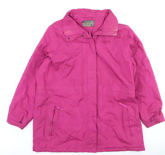 Womens UK Size 10 Regatta Pink Rain Coat