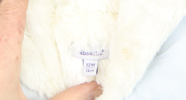 Additional view of Absorba unisex baby blue hooded puffer snowsuit 12 months winter warm