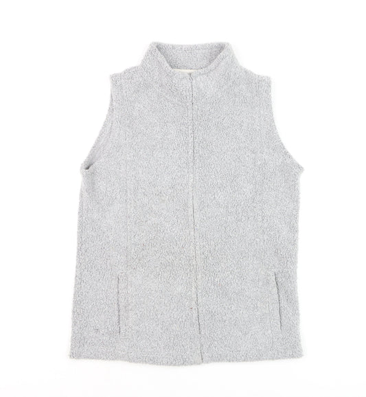 EWM Pure Classics Women's Grey Fleece Waistcoat Size S 10/12