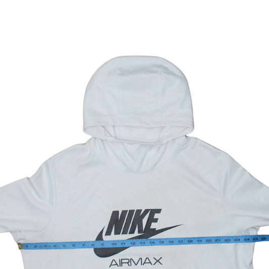 Mens UK Size XL Nike White Pullover Hoodie