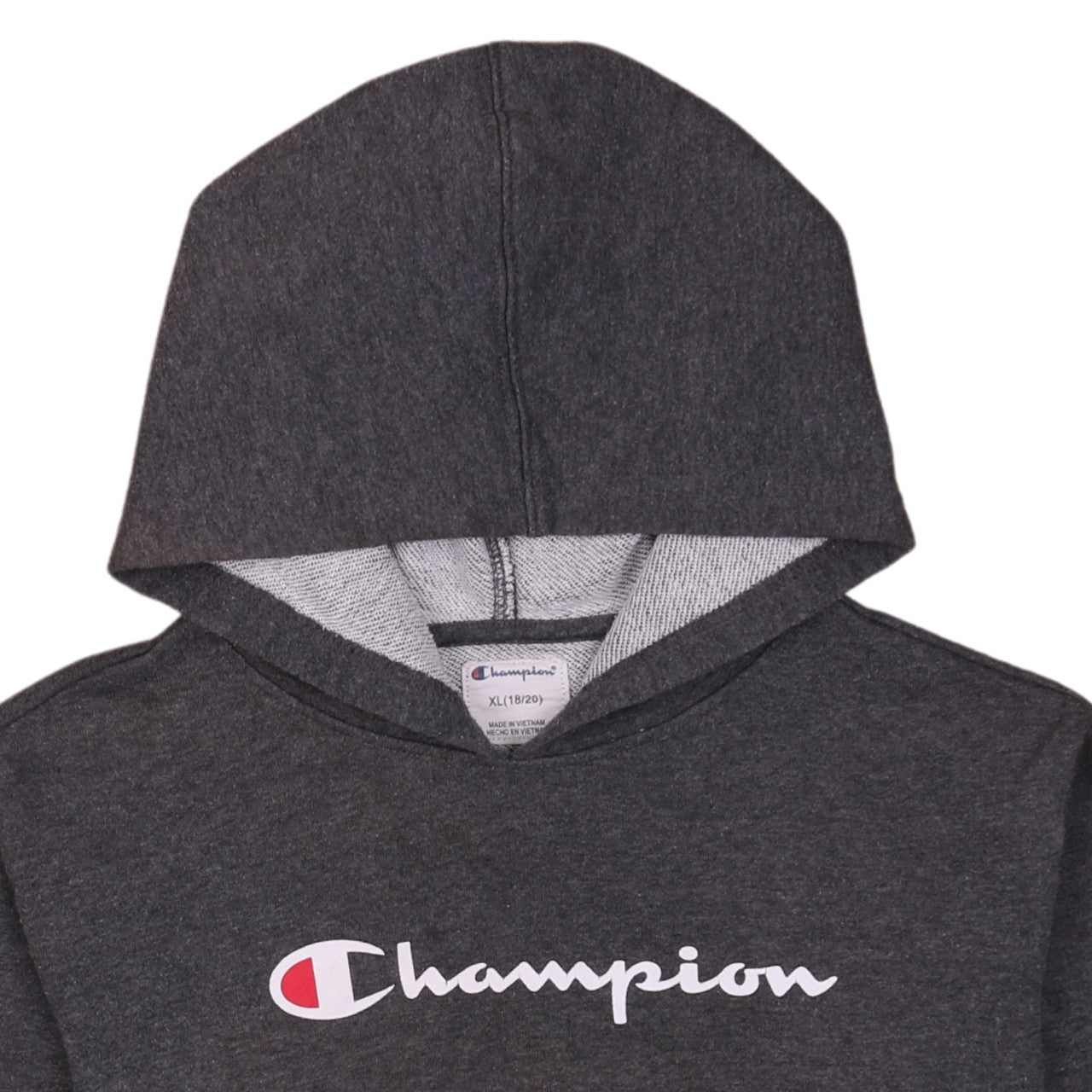 Womens UK Size XL Champion Grey Pullover Hoodie