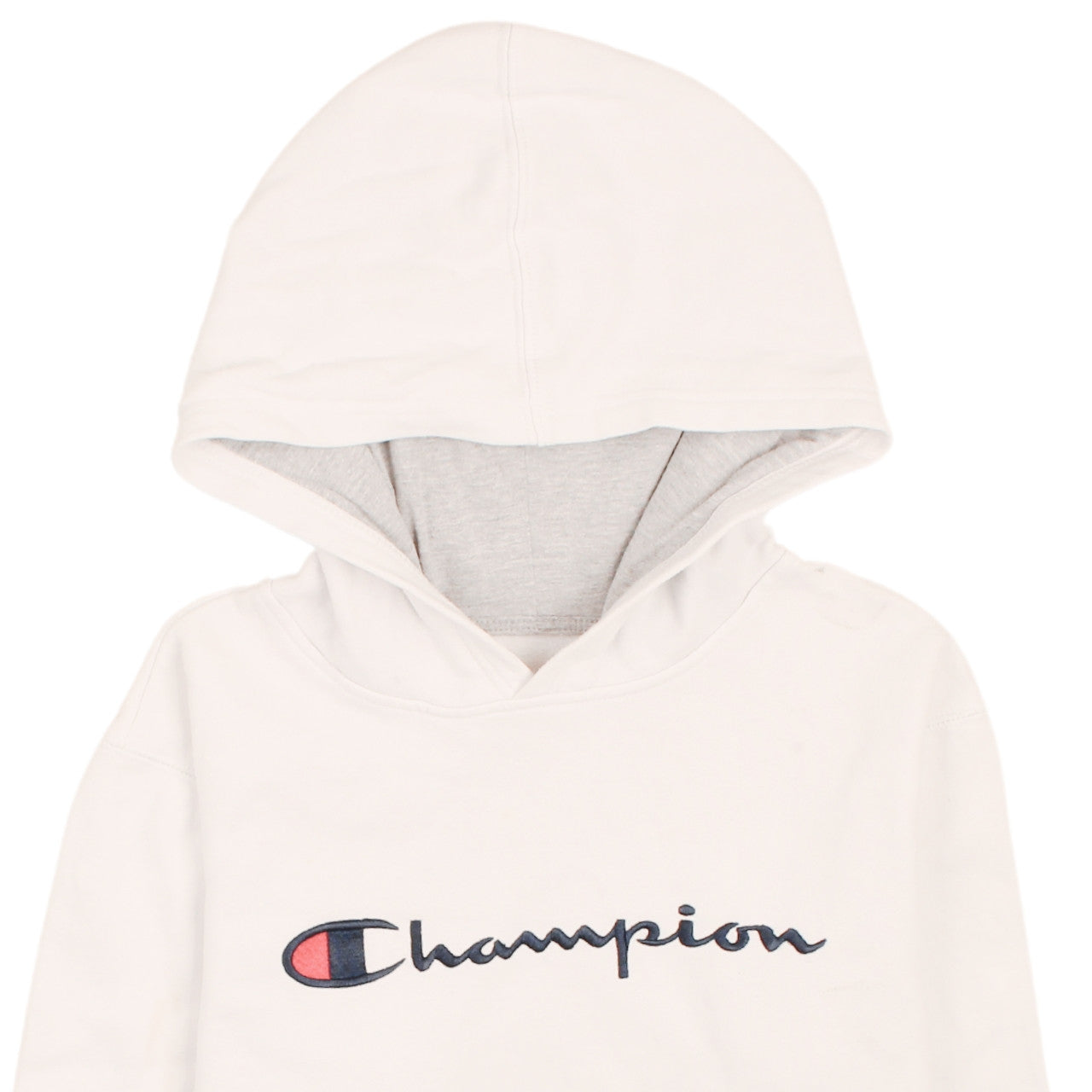 Mens UK Size XL Champion White Pullover Hoodie