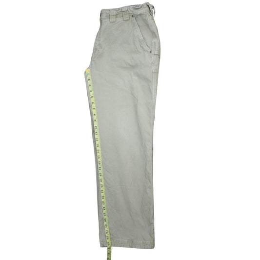 Mens UK Size 40 Duluth Trading Co Regular Fit Cargo Beige Trousers