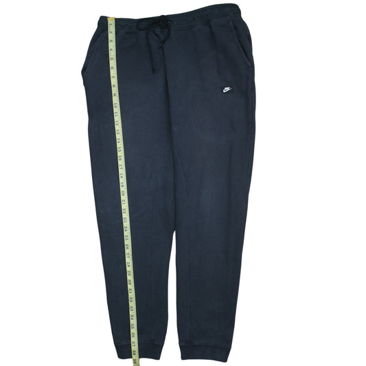 Mens UK Size M Nike Regular Fit Jogger Black Trousers