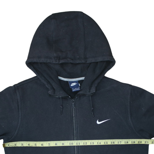 Mens UK Size M Nike Black Full Zip Hoodie