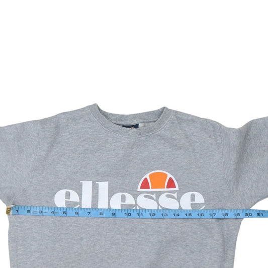 Womens UK Size 6 ellesse Grey Pullover Sweatshirt
