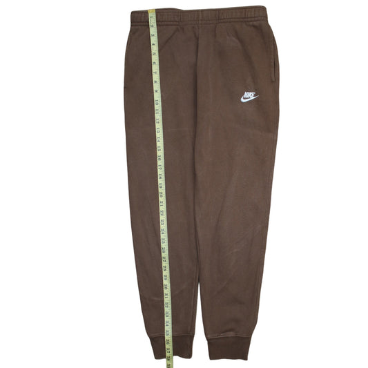 Mens UK Size M Nike Regular Fit Sweatpants Brown Trousers