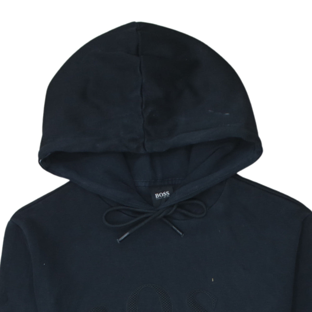 Mens UK Size S HUGO BOSS Black Pullover Hoodie